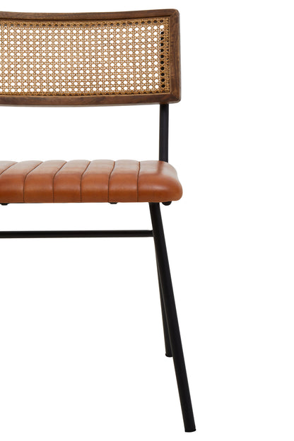 Buffalo Tan Leather Dining Chair