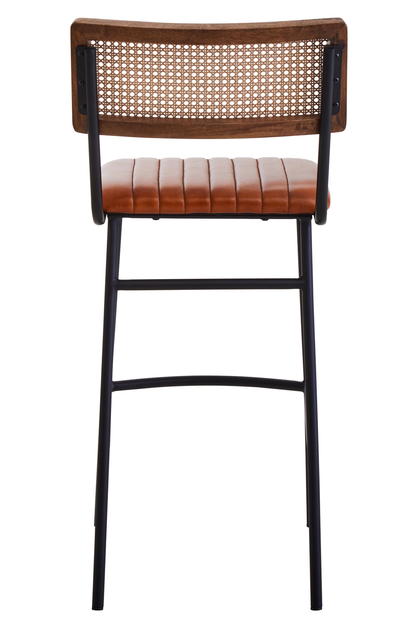 Buffalo Tan Leather Bar Chair