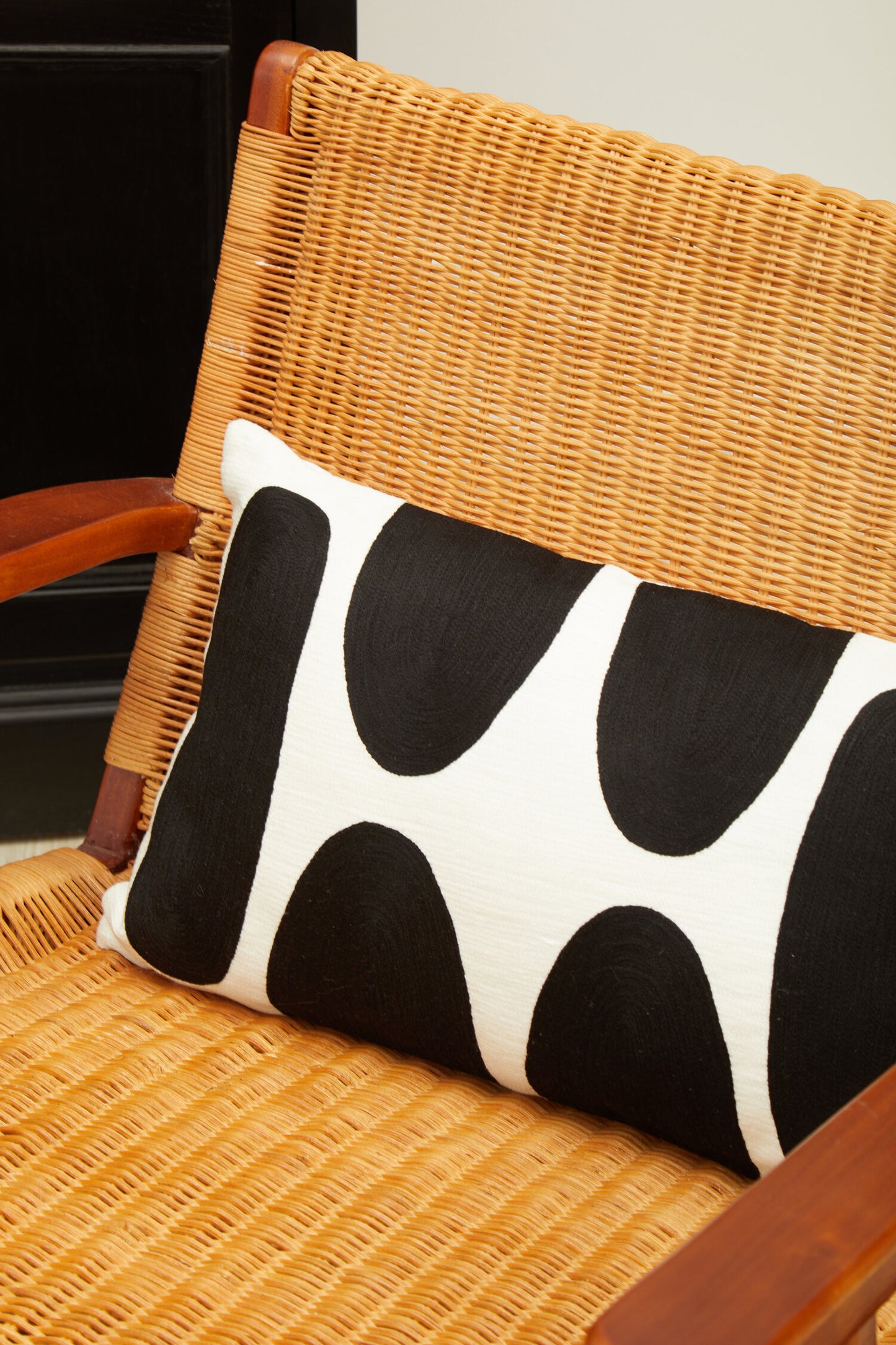 Nomad Ozella Monochrome Rectangular Cushion