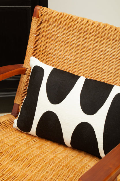 Nomad Ozella Monochrome Rectangular Cushion
