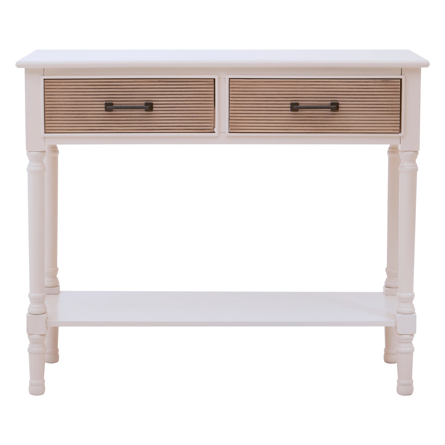 Cambridge 2 Drawers White Console Table