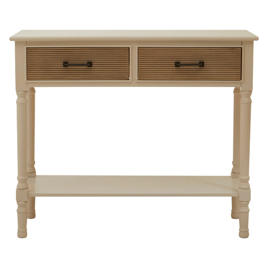 Cambridge 2 Drawers White Console Table