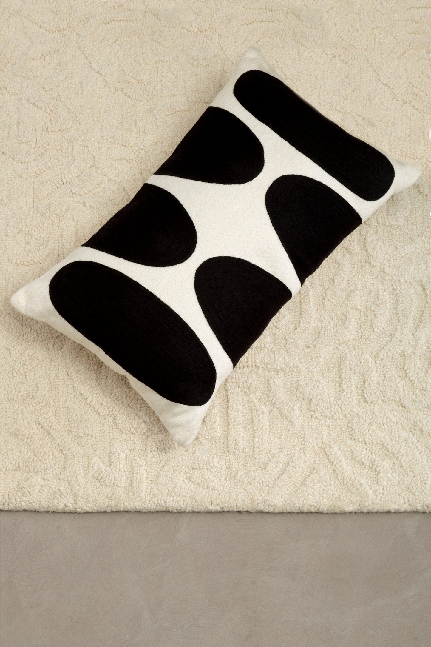 Nomad Ozella Monochrome Rectangular Cushion