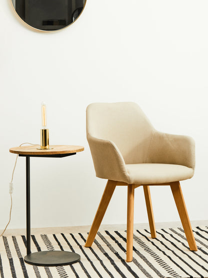 Stockholm Shiny Brass Modern Table Lamp