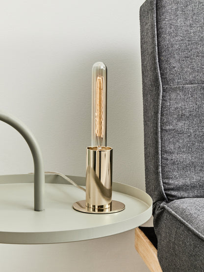 Stockholm Shiny Brass Modern Table Lamp
