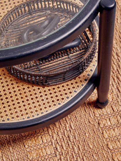 Fiji Rattan and Glass Coffee Table
