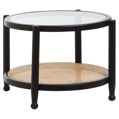 Fiji Rattan and Glass Coffee Table