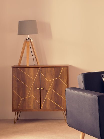 Murray Light Wood Tripod Table Lamp