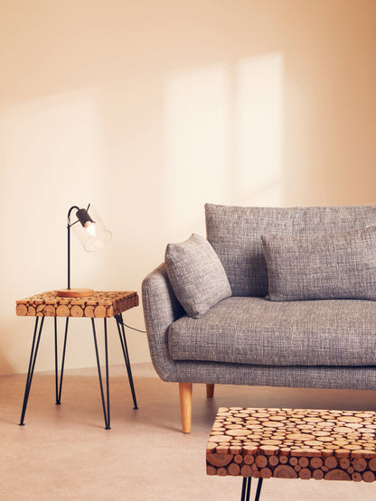 Stockholm Matte Black Curved Table Lamp