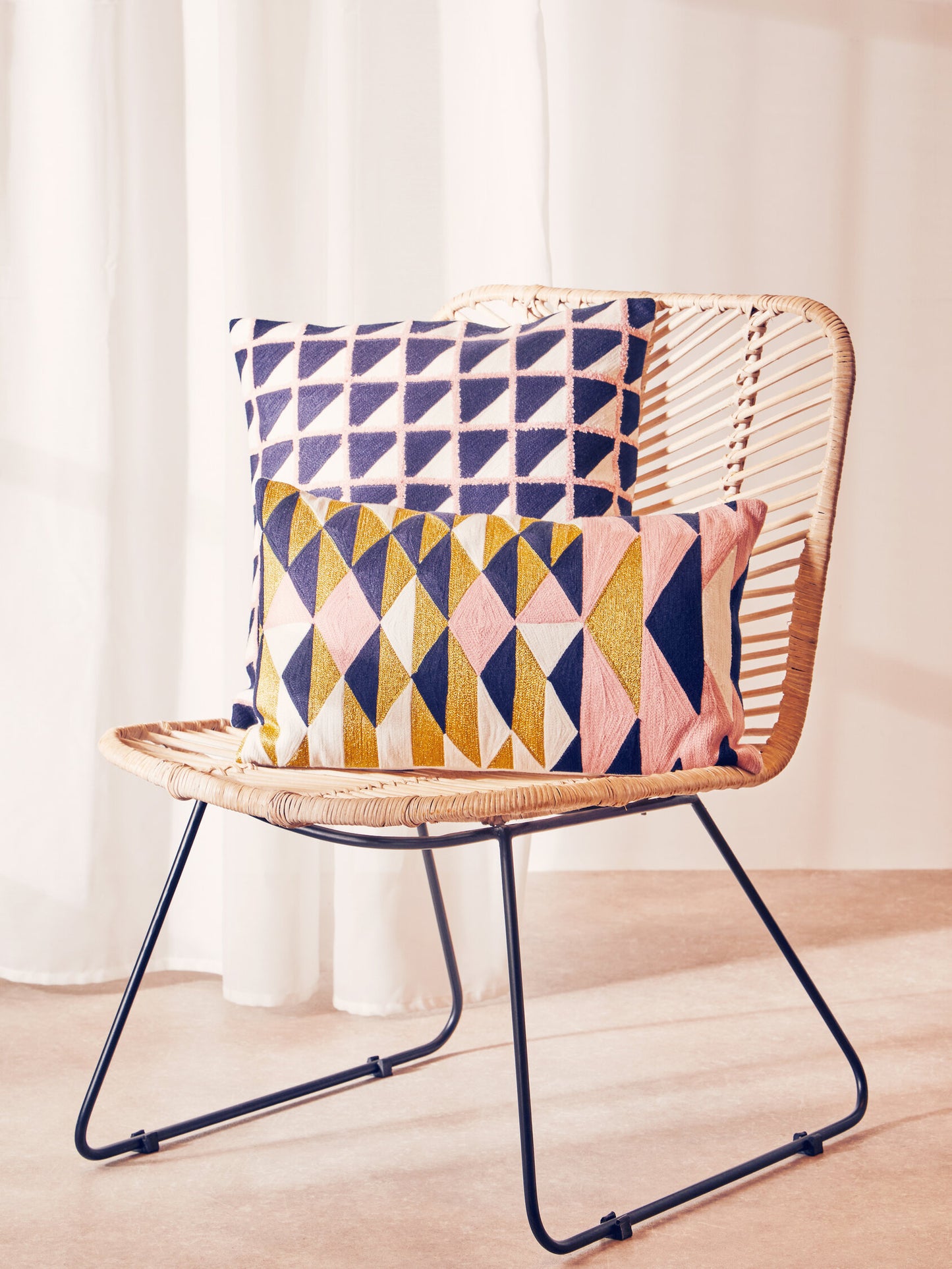Nomad Ozella Geometric Design Cushion