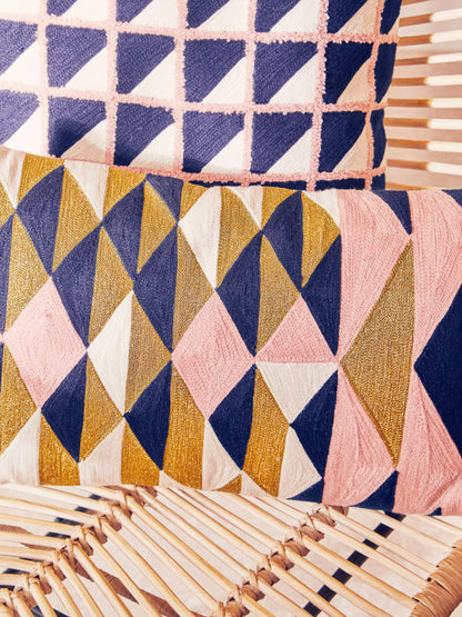 Nomad Ozella Geometric Design Cushion