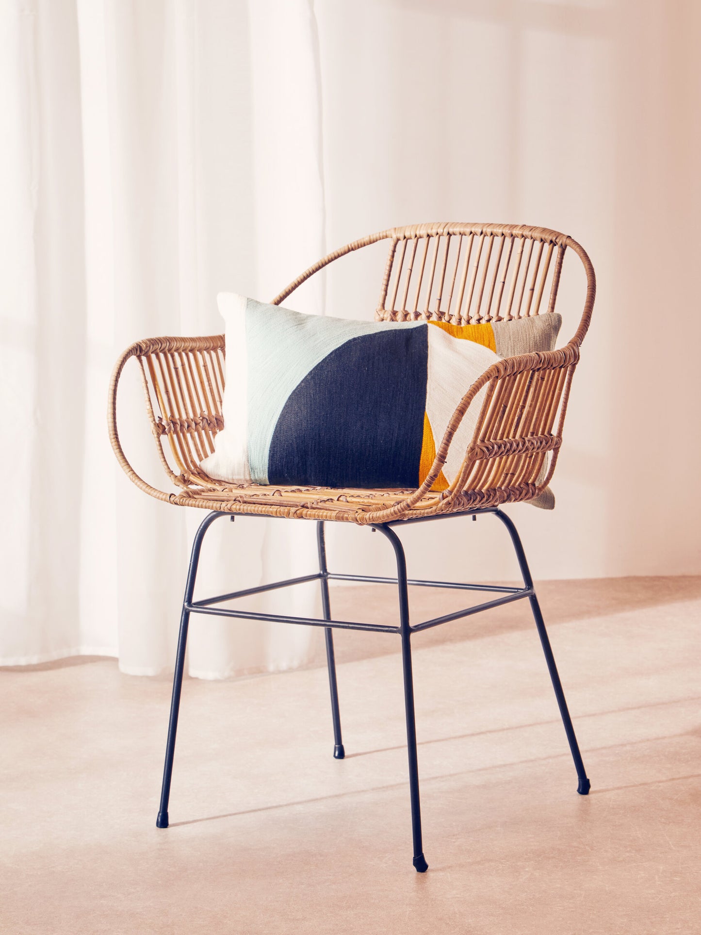The Edit Multi Colour Rectangular Cushion