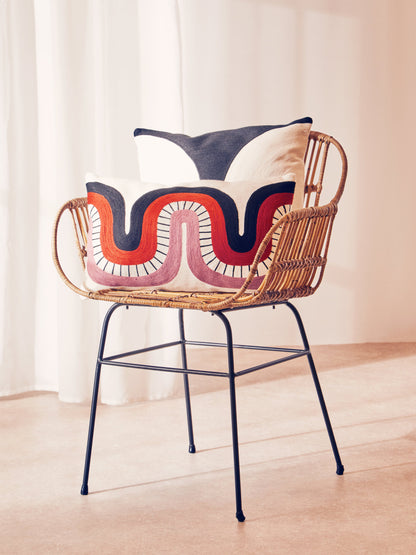 The Edit Curved Pattern Rectangular Cushion