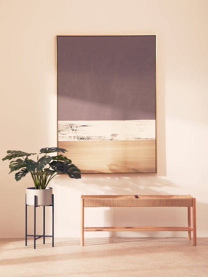 Galleria Gold Grey Foil Canvas Wall Art