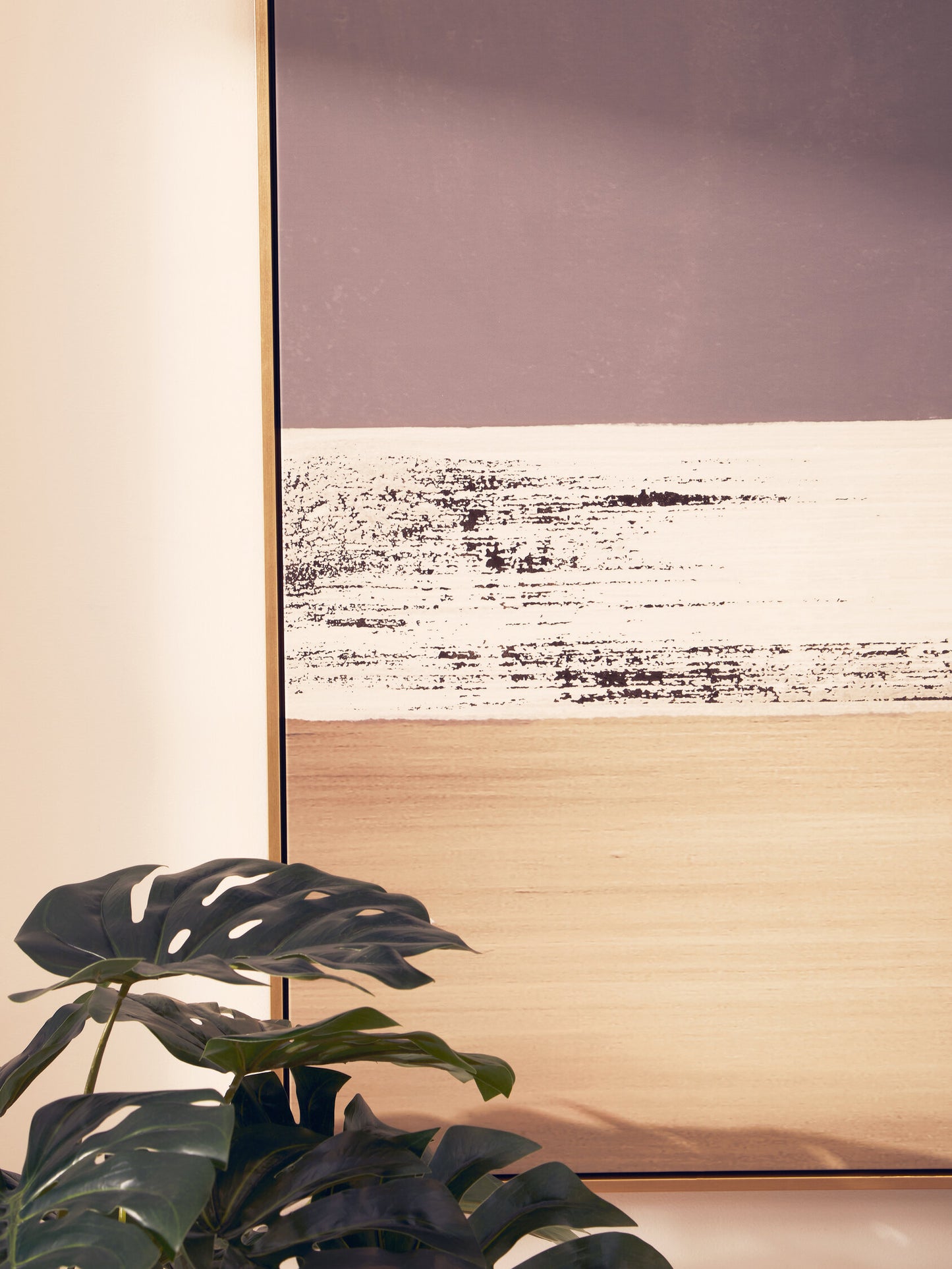 Galleria Gold Grey Foil Canvas Wall Art