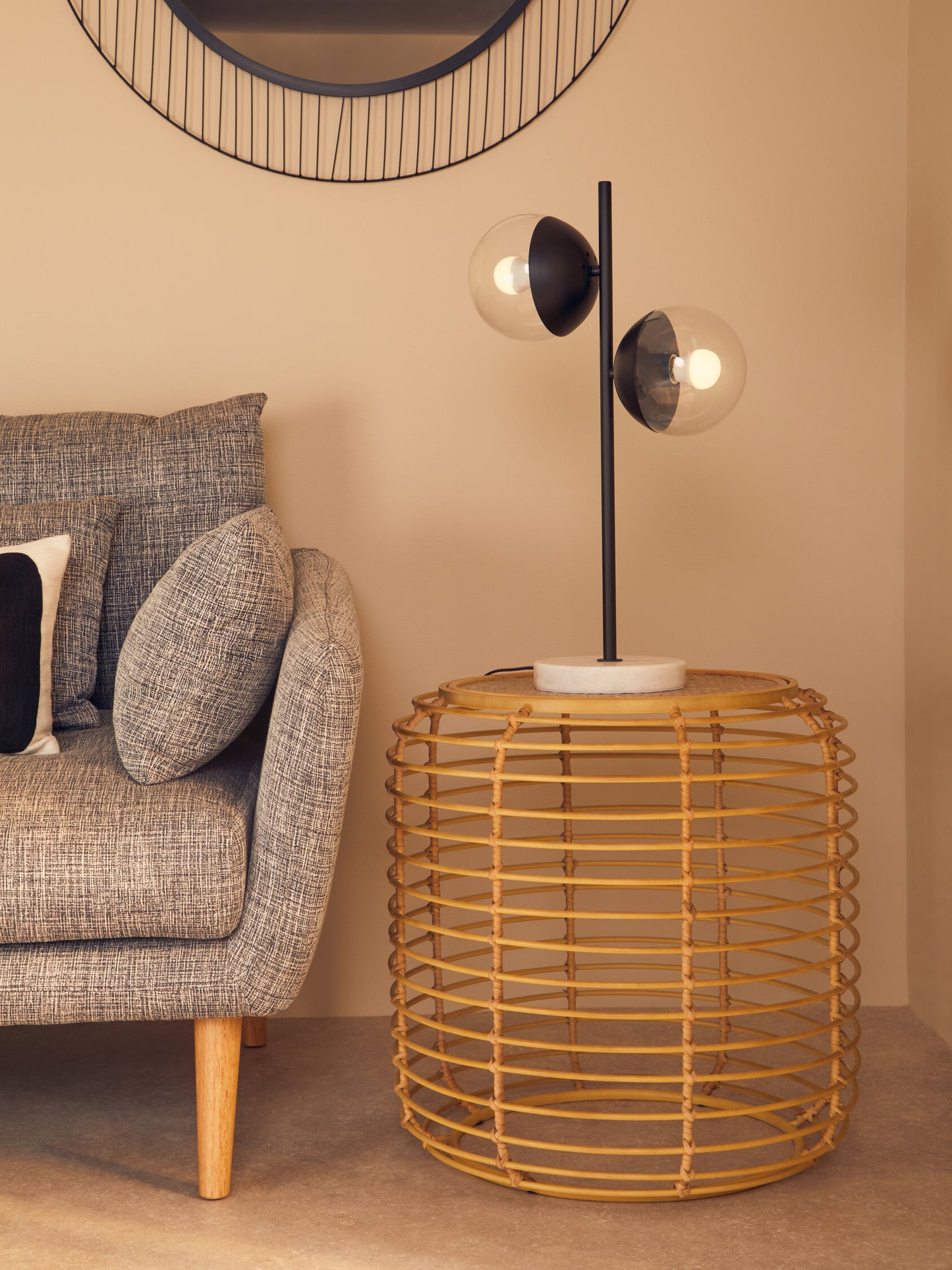 Mooro Round Rattan Side Table