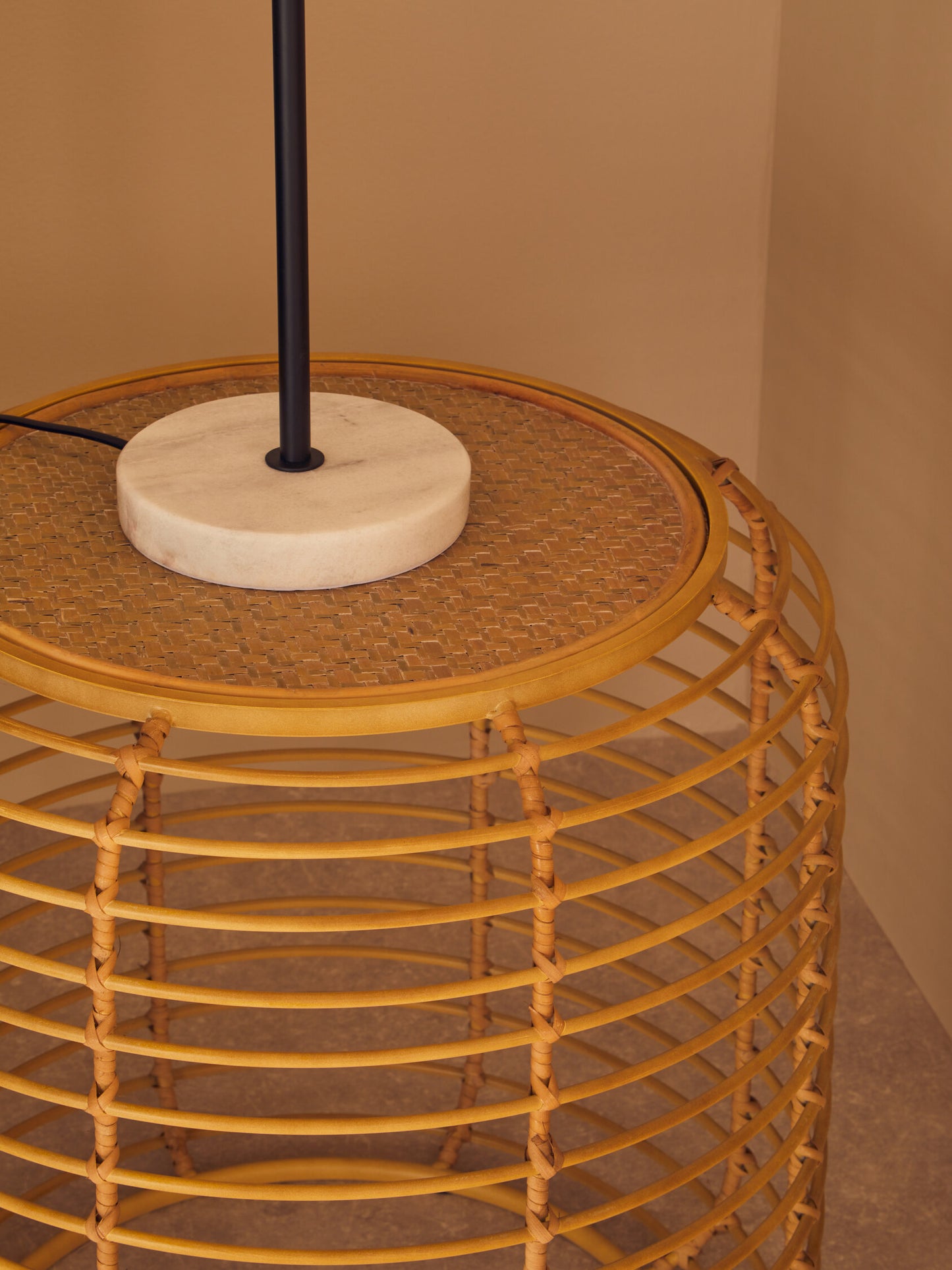 Mooro Round Rattan Side Table