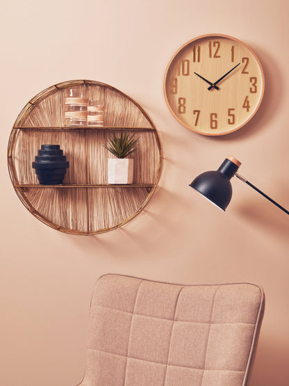 Artemis Gold Wire Round Wall Shelf
