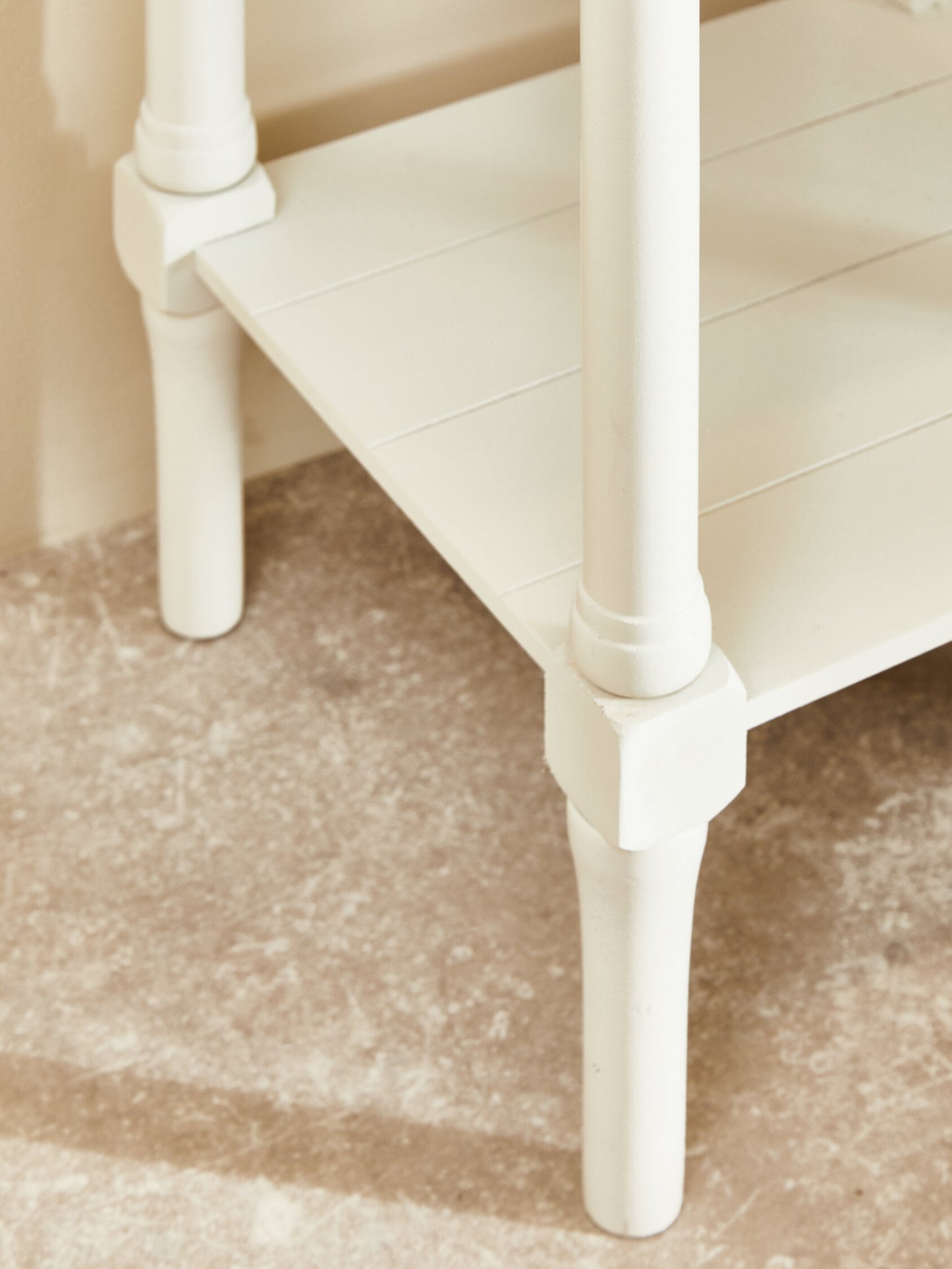 Cambridge One Drawer Ivory Side Table