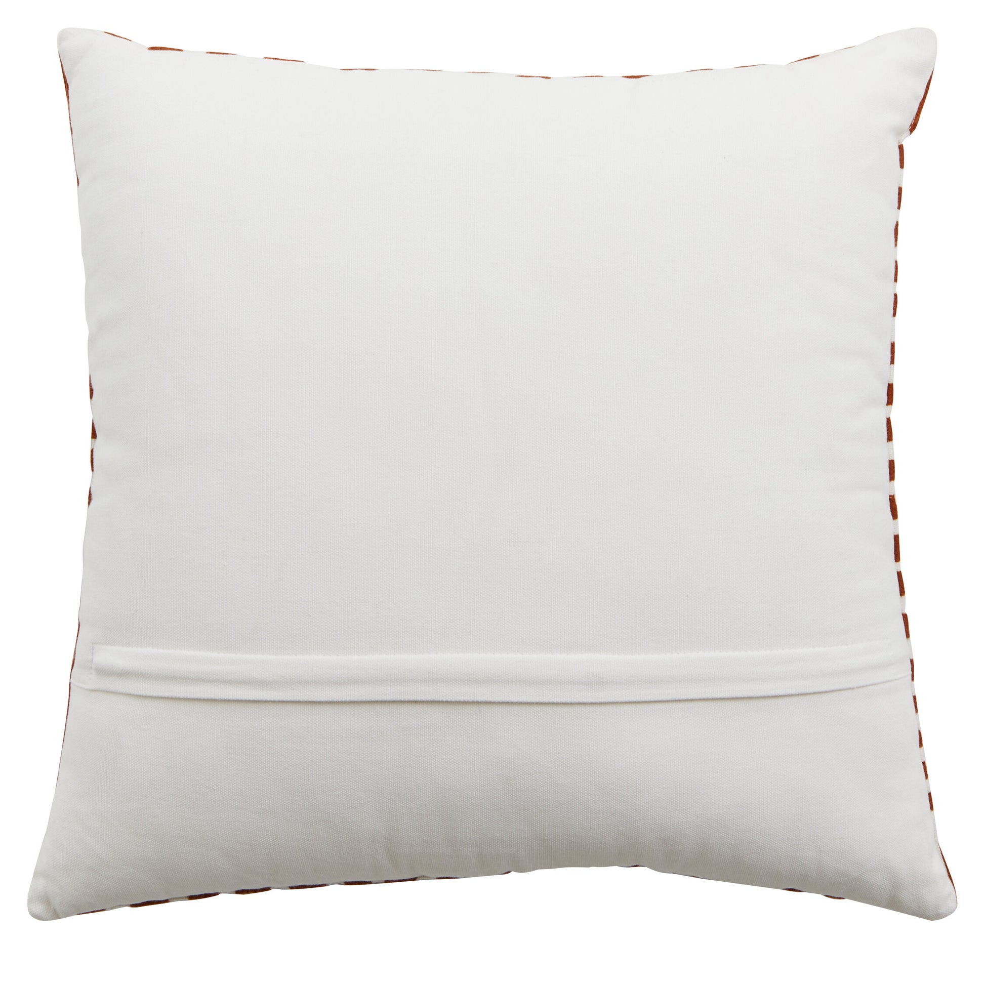 The Edit Rust White Decorative Cushion | Bali & Blue