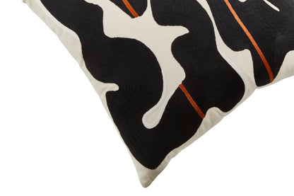 The Edit Black Beige Decorative Cushion