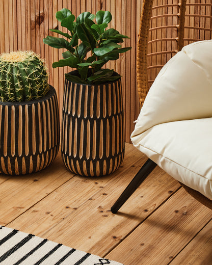 Lombok Natural Rattan Effect Egg Chair