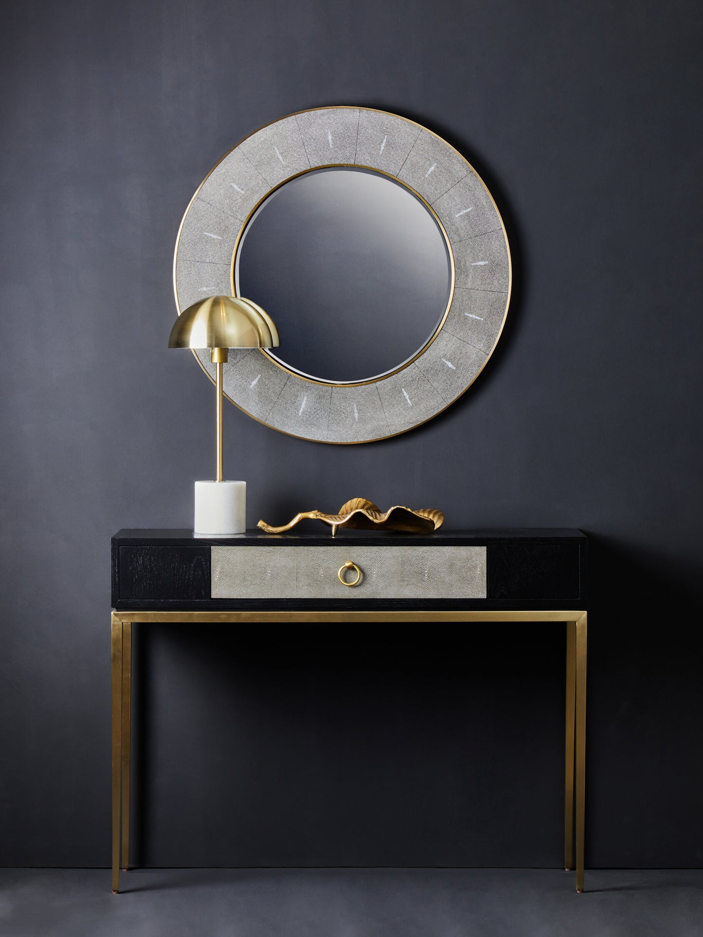 Jaxon Table Lamp with White Marble Base