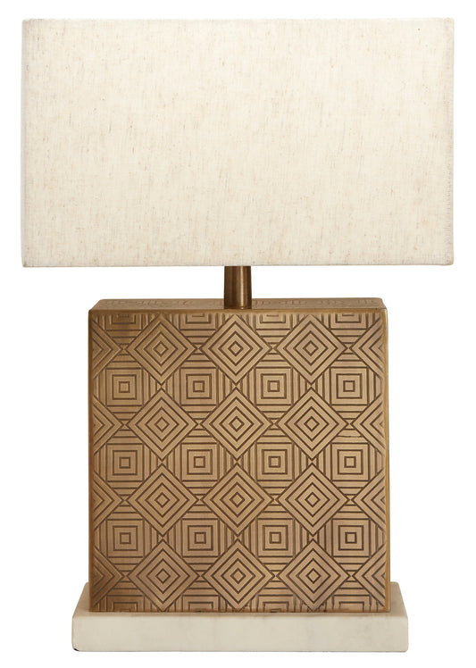 Mumbai Finish and Marble Base Table Lamp