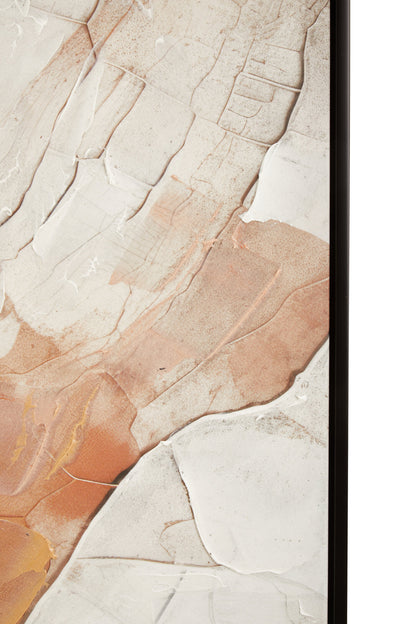 Galleria Terracotta Textured Abstract Wall Art