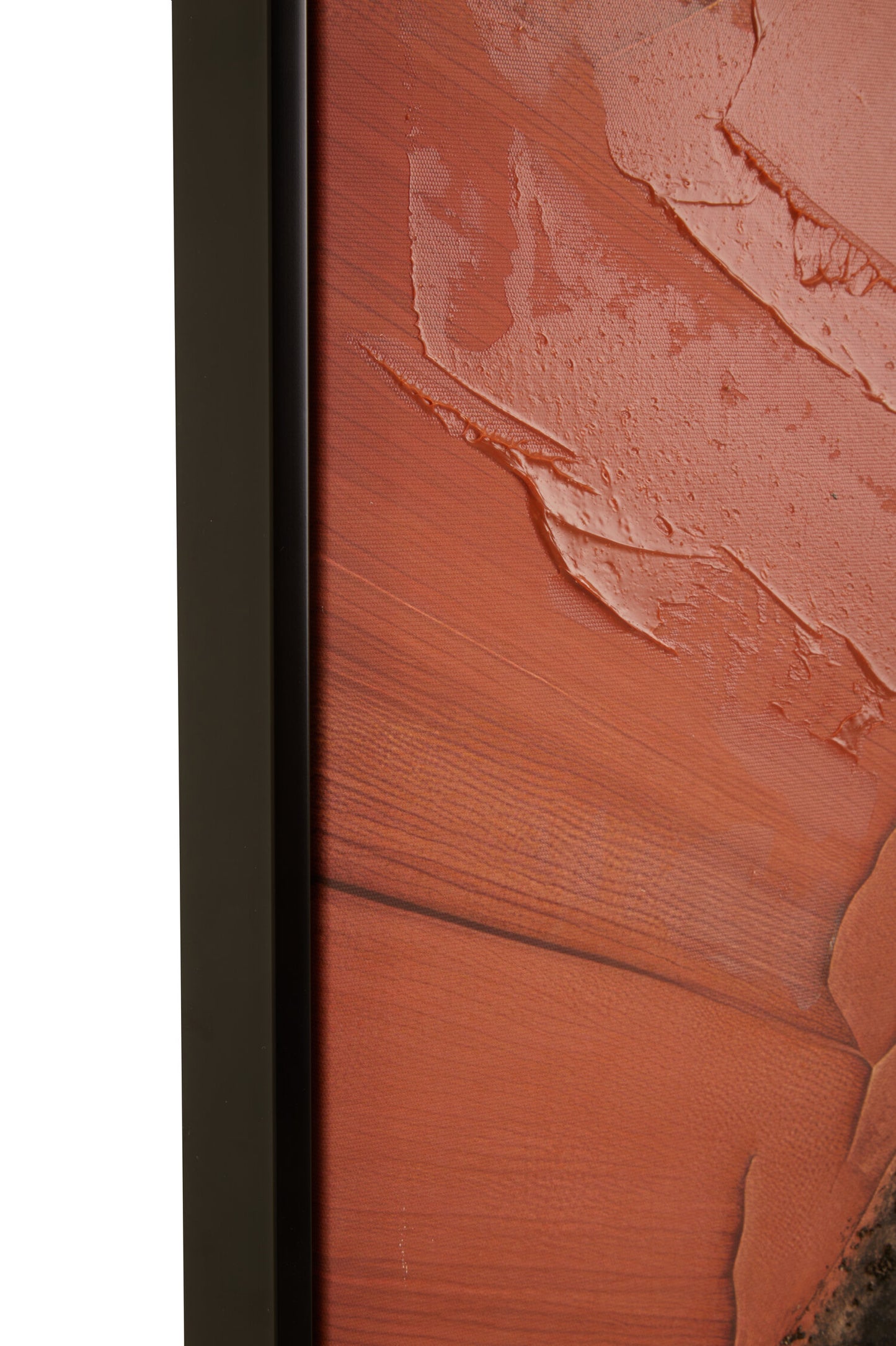 Galleria Terracotta Textured Abstract Wall Art