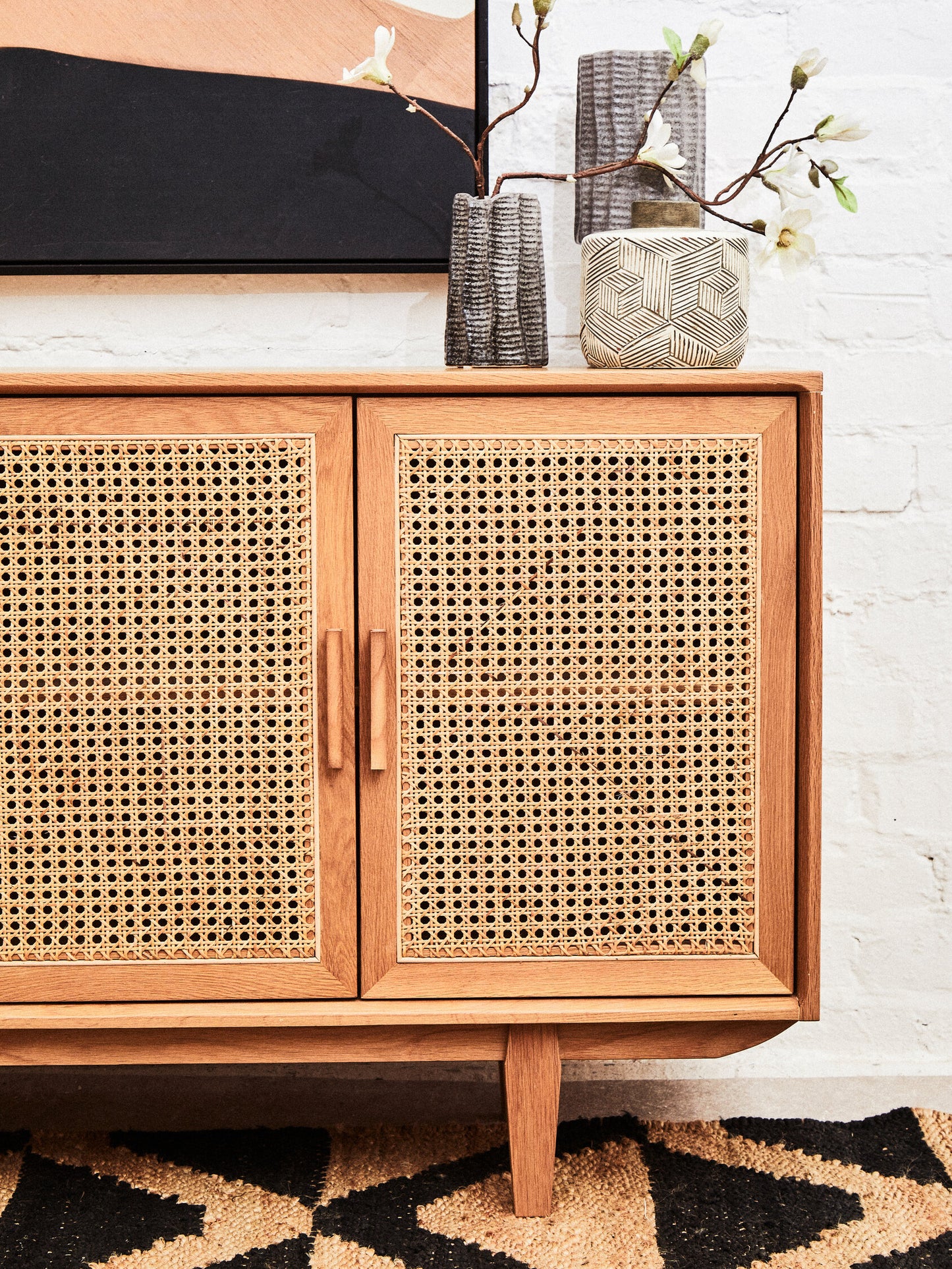 Austin and Oak Wood 4 Door Sideboard
