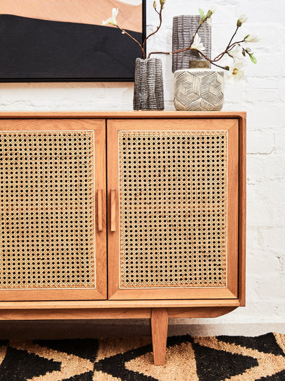 Austin and Oak Wood 4 Door Sideboard