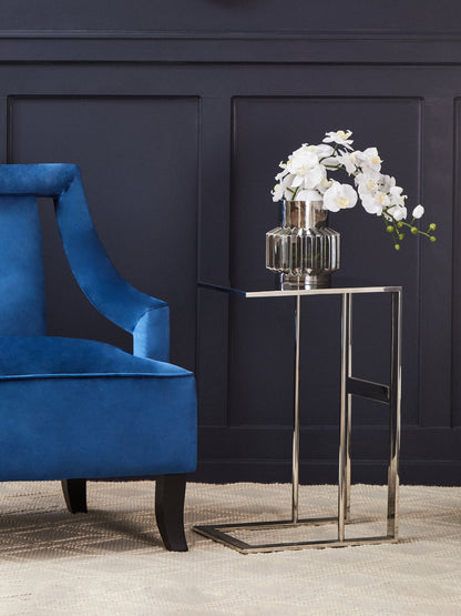 Mia Silver Side Table