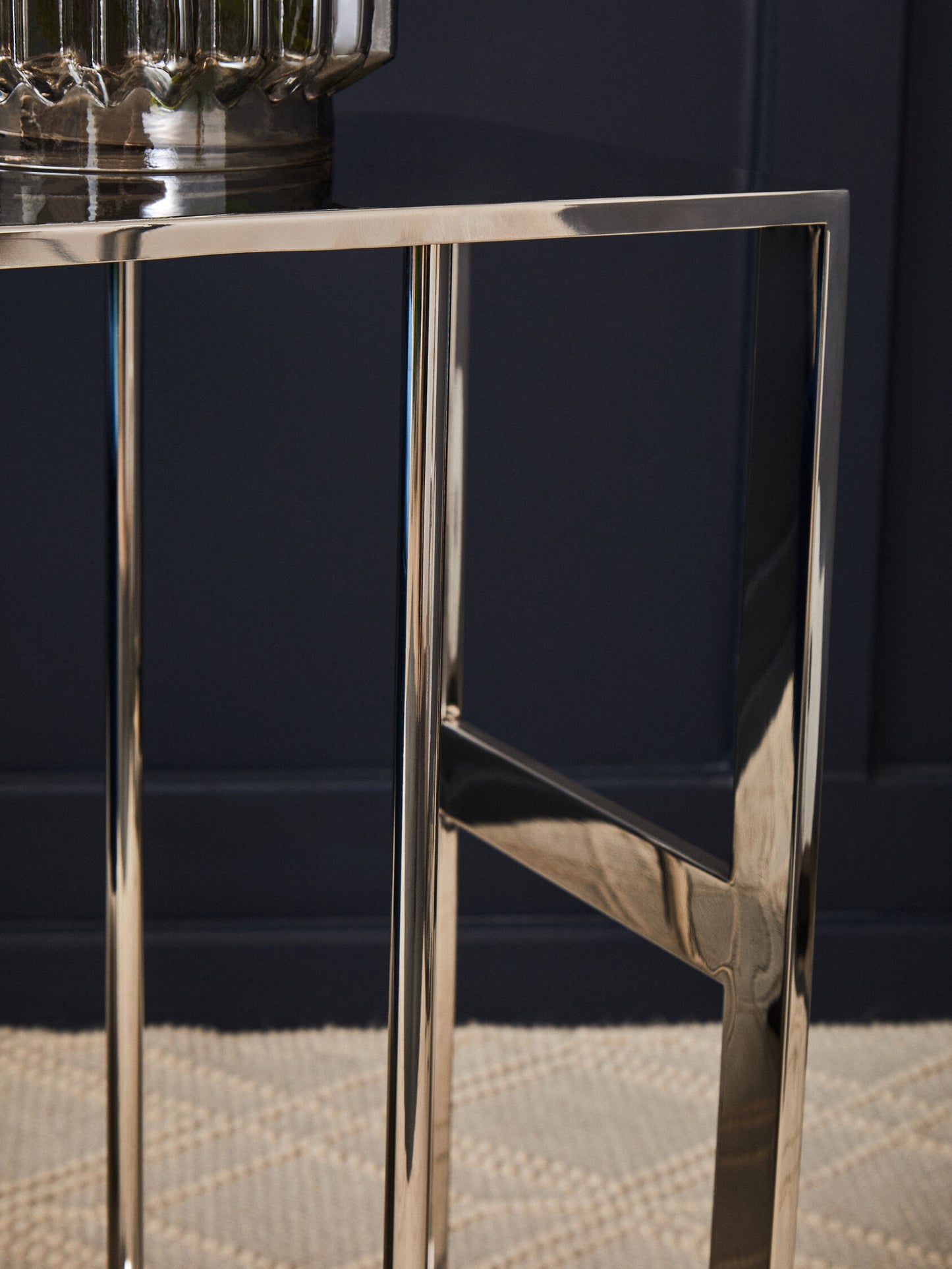 Mia Silver Side Table