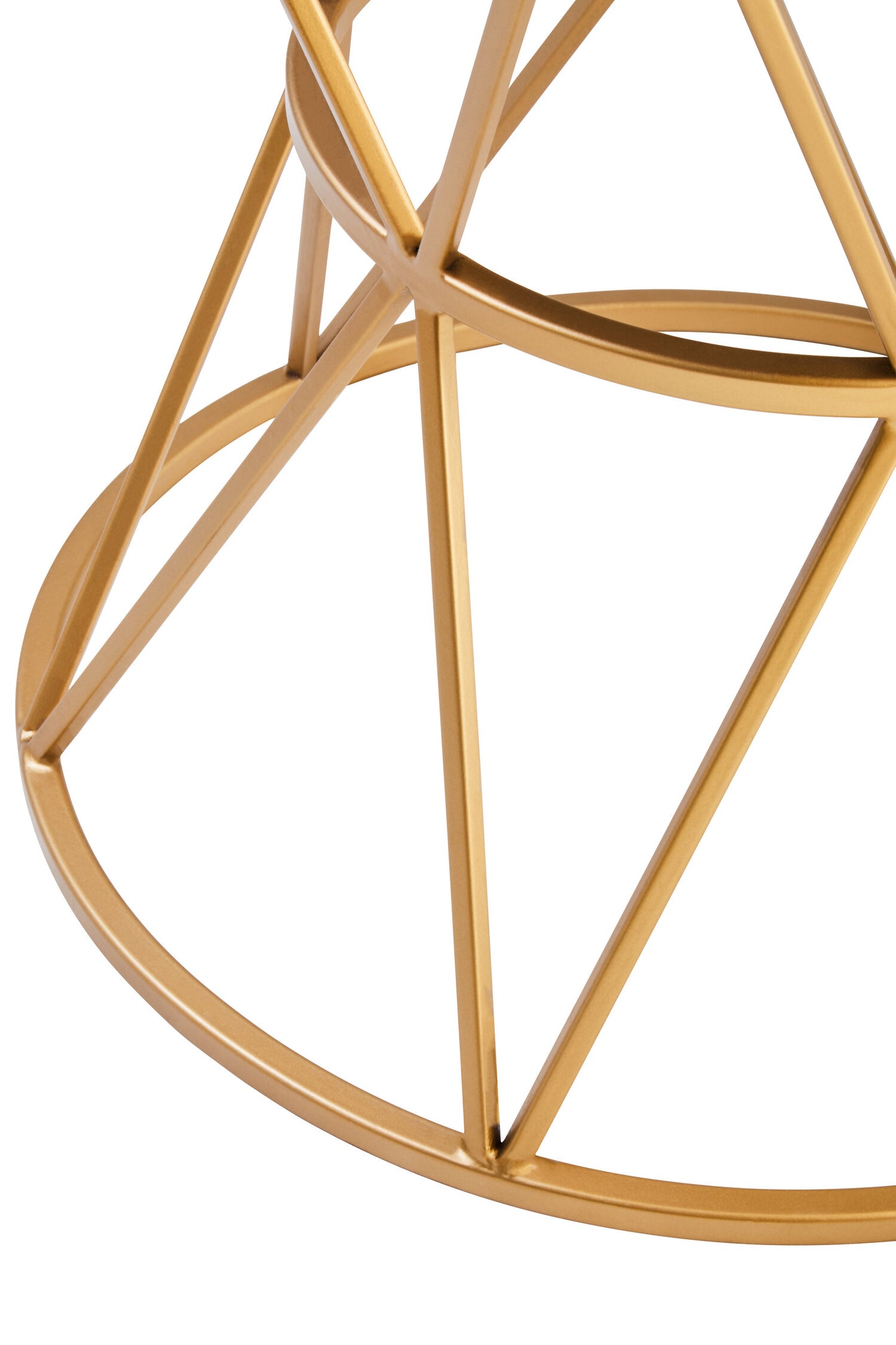 Hestia Gold Starburst Round Side Table