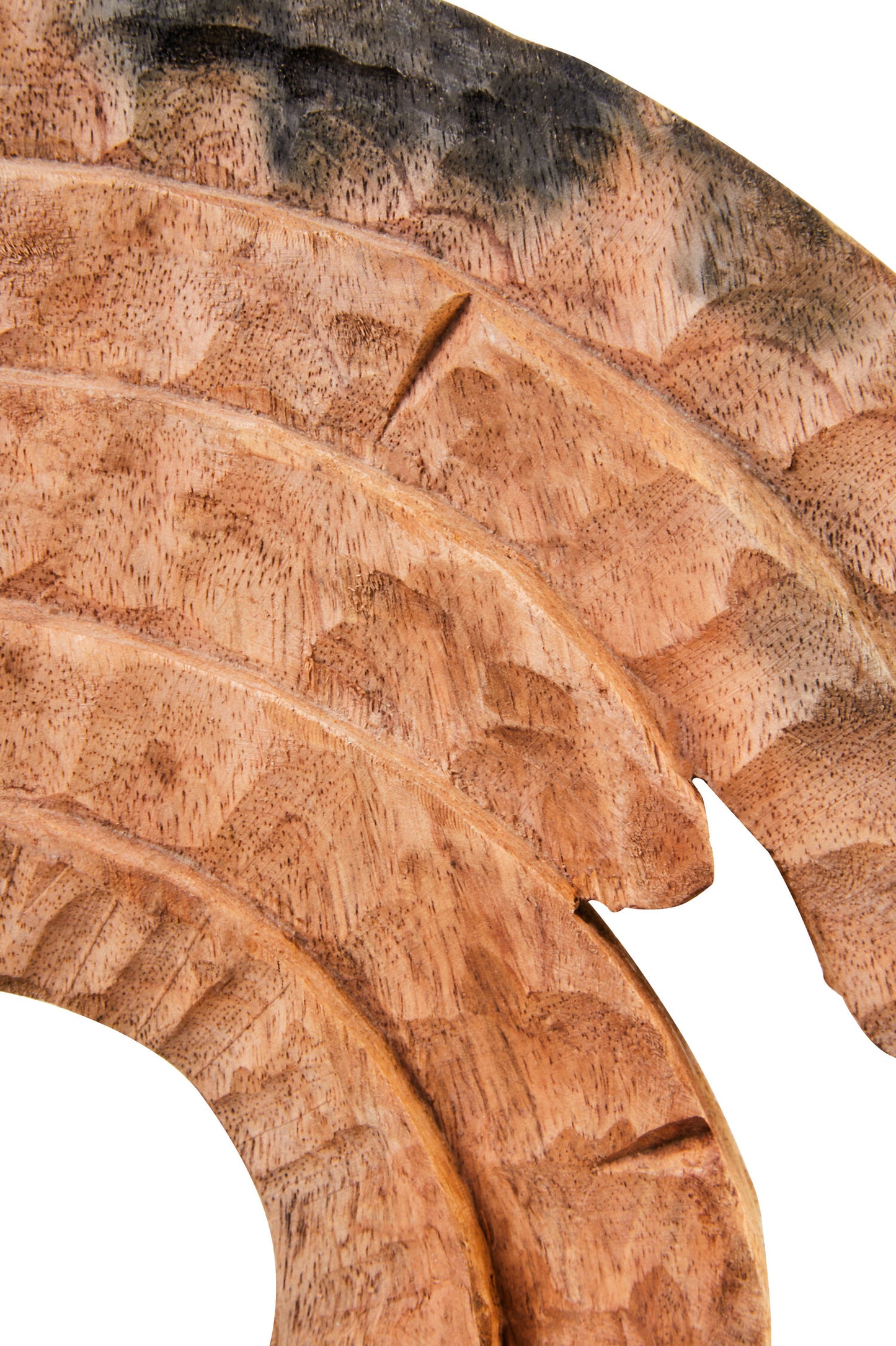 Luxe Decor Mango Wood Ring Sculpture