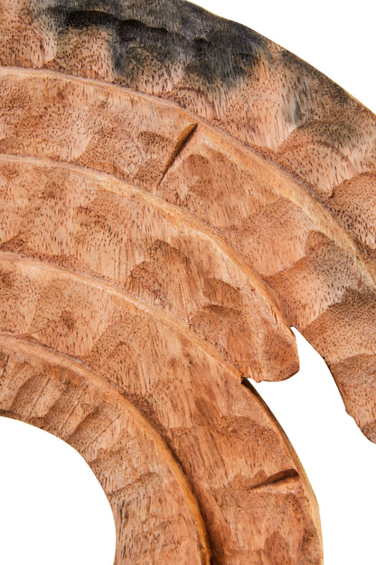Luxe Decor Mango Wood Ring Sculpture