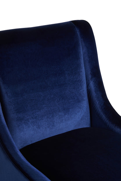 Prestonfield Luxe Blue Velvet Armchair