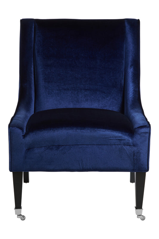 Prestonfield Luxe Blue Velvet Armchair
