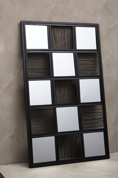 Artemis Black Wire Wall Mirror