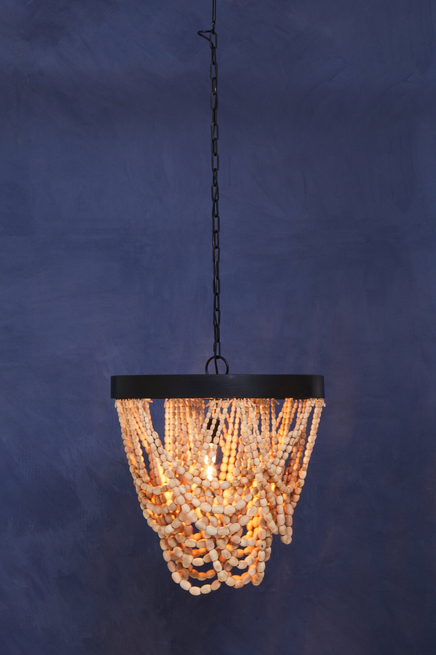 Bayou Wooden Beads Chandelier