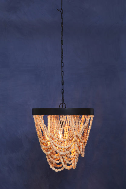 Bayou Wooden Beads Chandelier