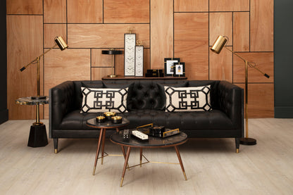 Raya Hexagonal Horn Top Side Table