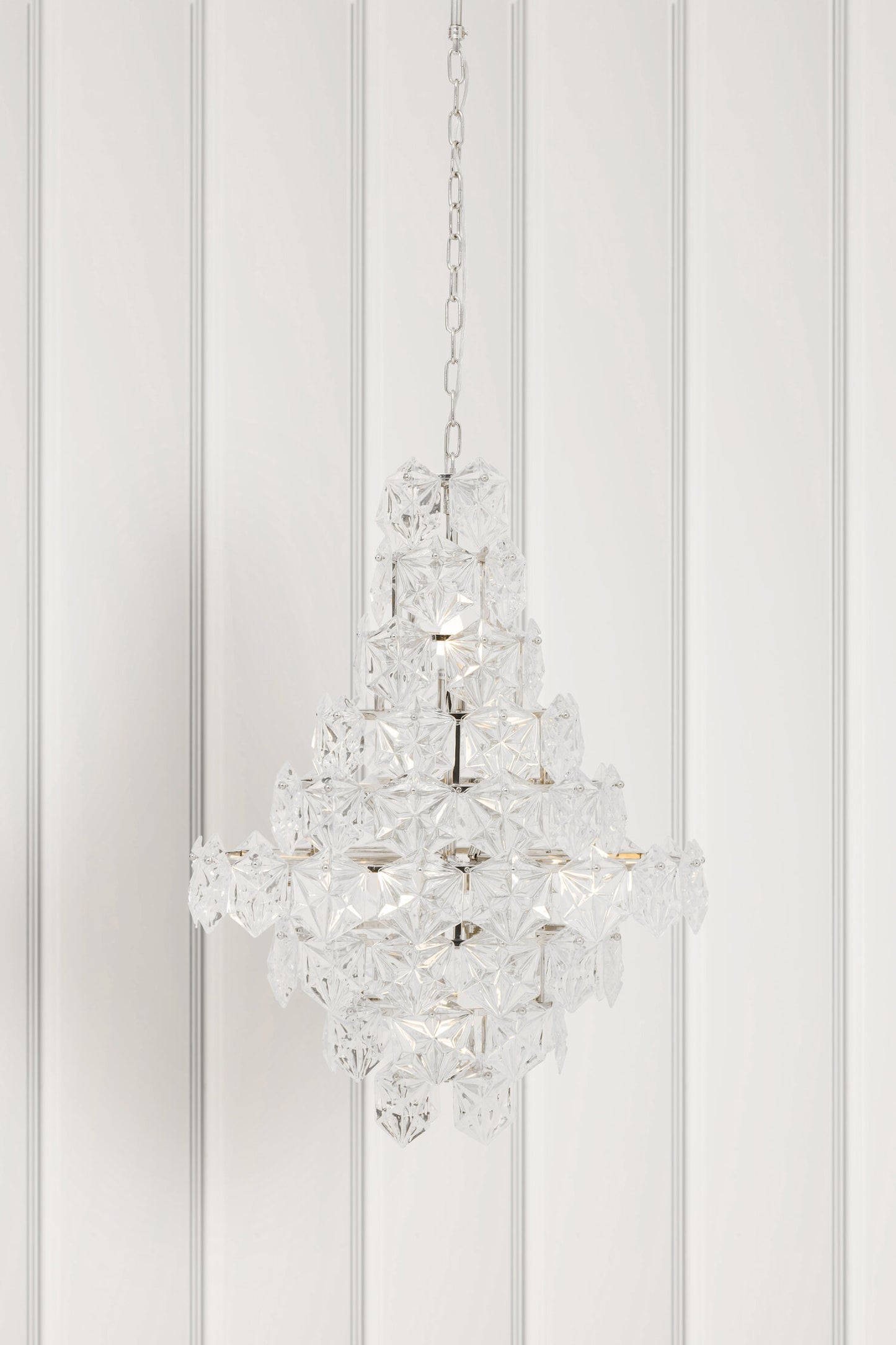 Helena Luxe Tiered Glass Chandelier