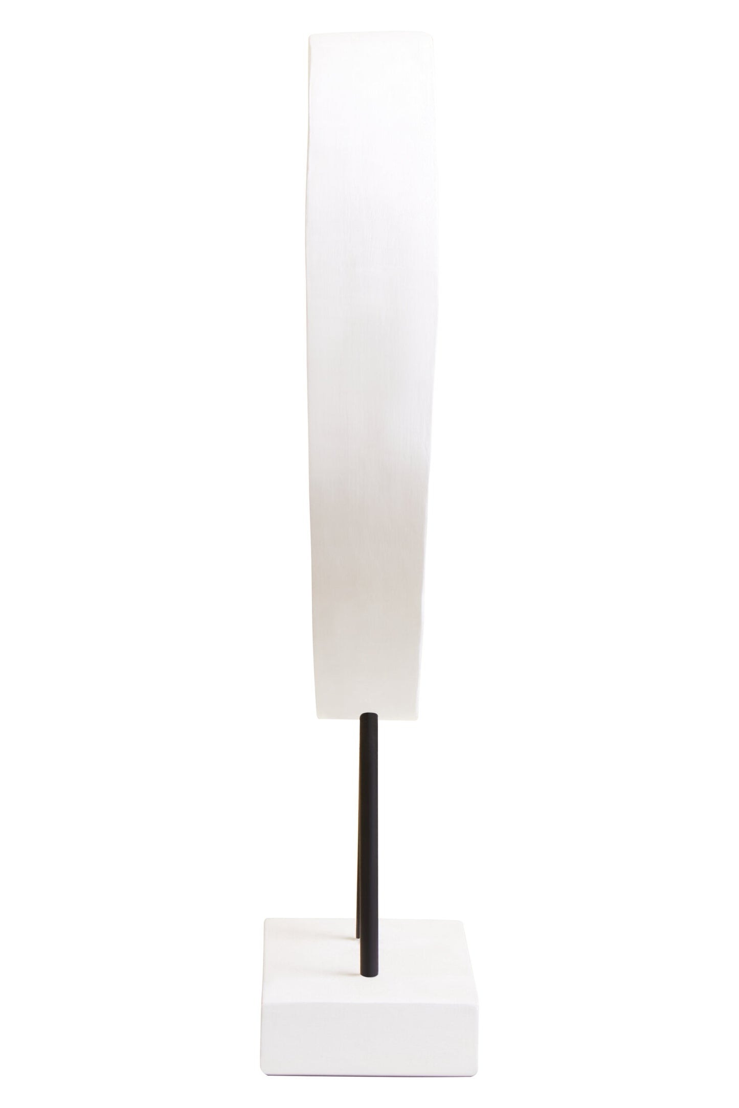 Luxe Decor Small Distressed White Mango Wood Sculpture