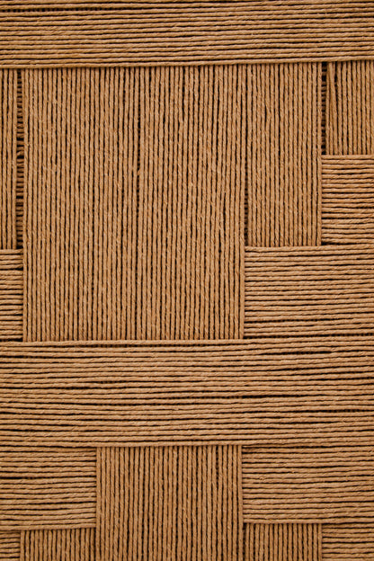 Frankie Mango Wood Paper Rope Detail Four Door Sideboard