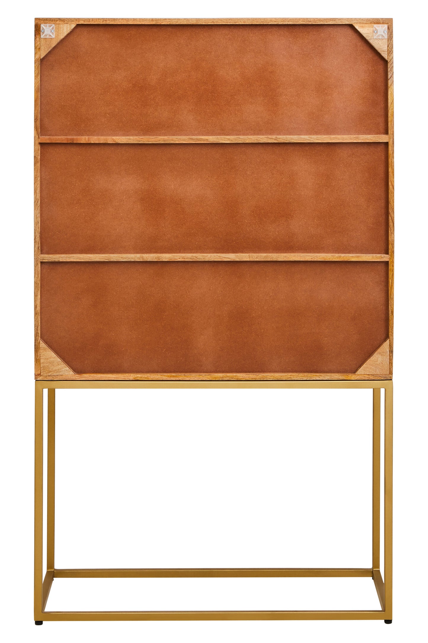 Frankie Paper Rope Detail Two Door Mango Wood Cabinet