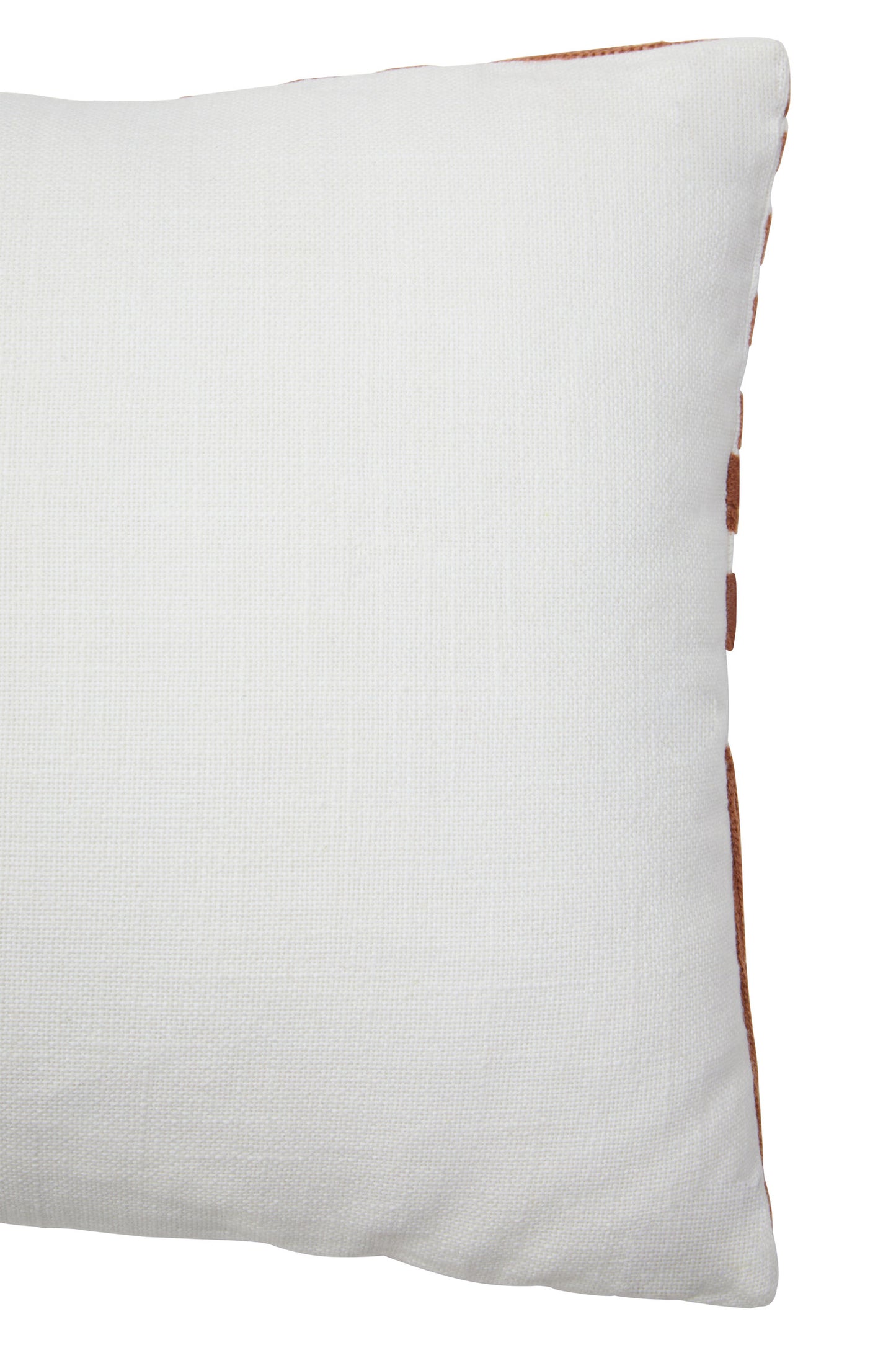 Nomad Ozella Natural and Terracotta Rectangular Cushion