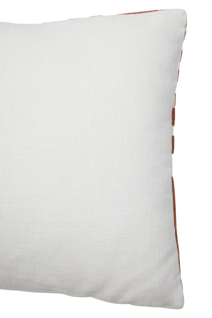 Nomad Ozella Natural and Terracotta Rectangular Cushion