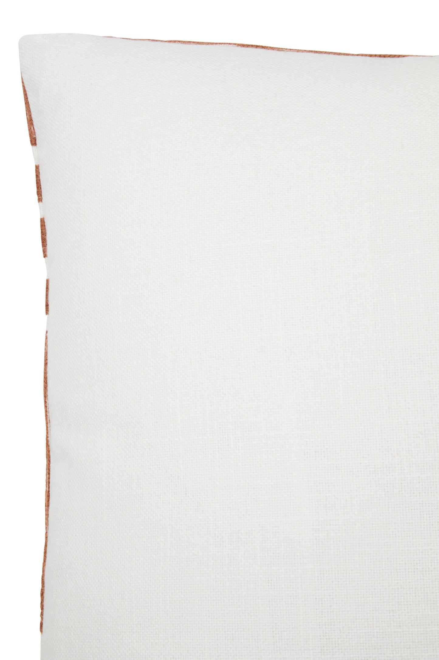 Nomad Ozella Natural and Terracotta Square Cushion